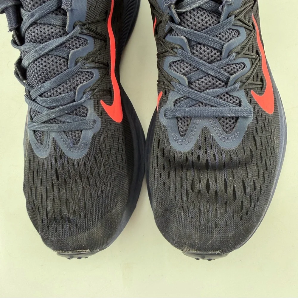 Nike Women’s Air Zoom Winflo 5 -SZ 9- Navy Blue Running Shoes Sneakers Lace-Up